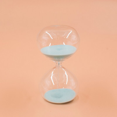 5min/15min/30min rotund transparent nisip clepsidra nisip culoare nisip cronometru decorare cameră roșu, verde, albastru, roz C