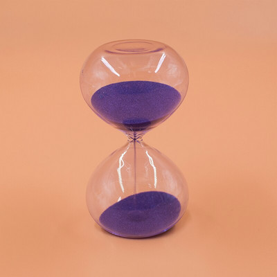 5min/15min/30min rotund transparent nisip clepsidra nisip culoare nisip cronometru decorare cameră roșu, verde, albastru, roz C