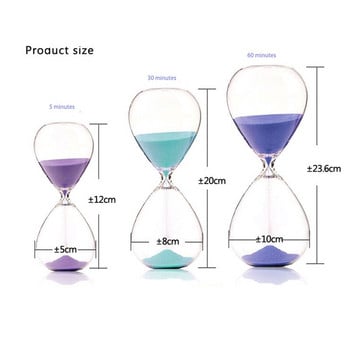 Creative Sand Clock Χρονοδιακόπτης κλεψύδρας Clock Sandglass Tea Timers Craft δώρο γενεθλίων ως ευαίσθητες διακοσμήσεις σπιτιού 5/10/30/60 λεπτά