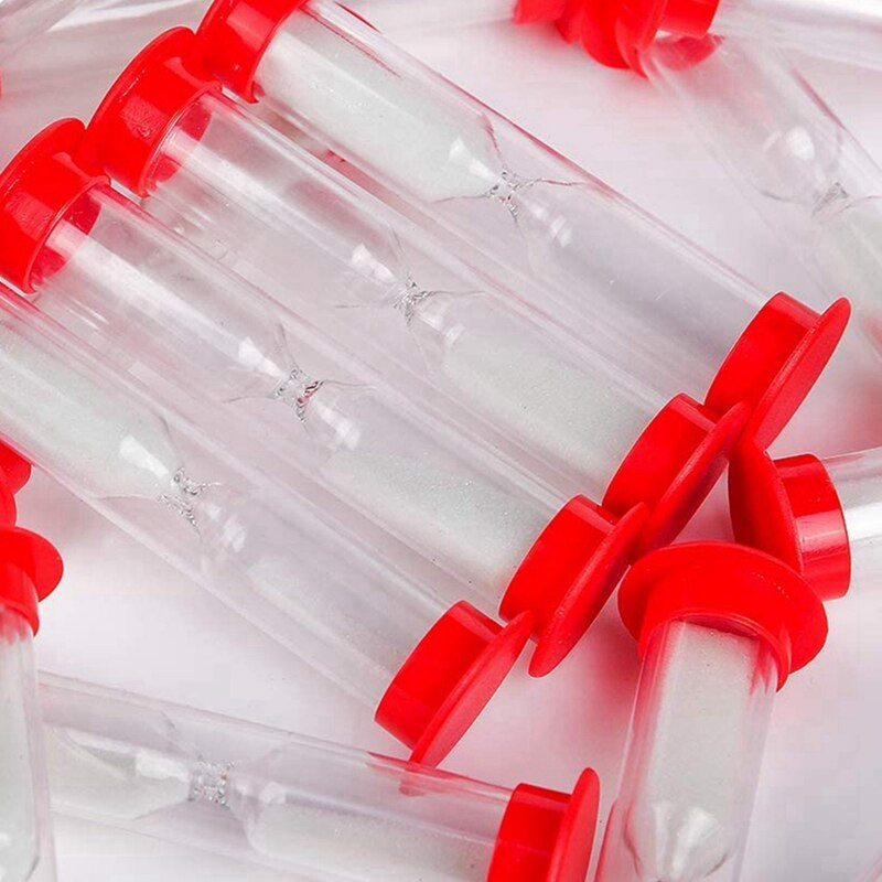 BMBY-30 Sec Cronometru cu nisip Clepsidra de nisip Ceas cu numărătoare inversă Set de jucării în vrac Cronometre Jocuri pentru copii Pachet de 40 (nisip alb)