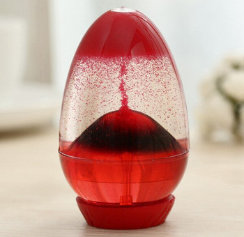 Movement Υγρό Κλεψύδρα Creative Volcano Oil Sandglass Διακόσμηση σπιτιού Χειροτεχνία Γυάλινα Στολίδια Χρονοδιακόπτης άμμου Χριστουγεννιάτικα δώρα Αγίου Βαλεντίνου