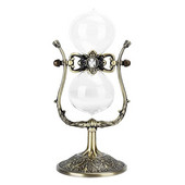 Senovinis smėlio laikrodžio laikmatis Smėlio laikrodžio 15 minučių Smėlio laikrodžio ornamentas Amatų dovana Studijų dekoras Smėlio laikrodžio ornamentas