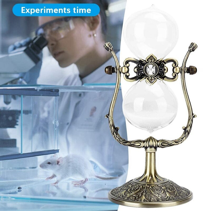 Senovinis smėlio laikrodžio laikmatis Smėlio laikrodžio 15 minučių Smėlio laikrodžio ornamentas Amatų dovana Studijų dekoras Smėlio laikrodžio ornamentas