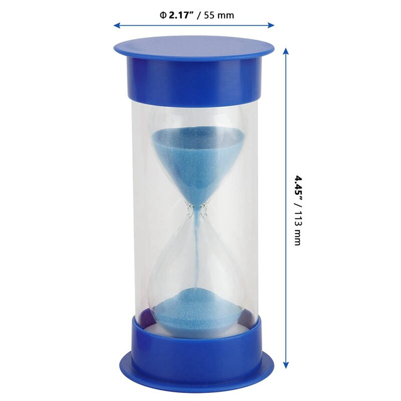 6 bucăți 1 min / 3 min / 5 min Cronometru din clepsidră Culori asortate Cronometru din clepsidră din plastic