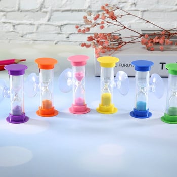 Χρονοδιακόπτης ντους 2/3 λεπτών Βούρτσισμα δοντιών Δημιουργικά δώρα Πολύχρωμες κλεψύδρας Sandglass Clock Timers Διακόσμηση σπιτιού Παιχνίδια Δώρο