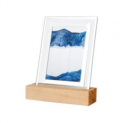 Ornamento atmosferos lemputė USB įkrovimas Labai skaidrus namų dekoravimas kelių spalvų smėlio spalvos dažymas nakties šviesa