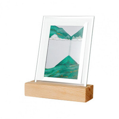 Ornamento atmosferos lemputė USB įkrovimas Labai skaidrus namų dekoravimas kelių spalvų smėlio spalvos dažymas nakties šviesa