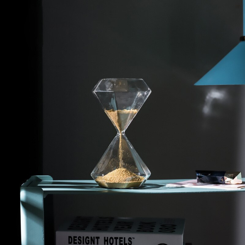 Creativ Masă Sticlă de nisip Modern Simple Nordic Personalizat Decor de uz casnic Sufragerie Sticlă de birou Ornamente de clepsidra ZB13