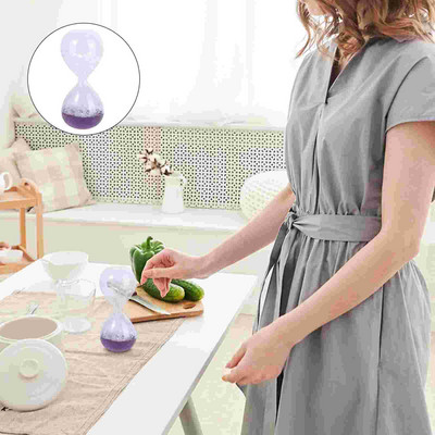 Timer Pješčani sat Pješčano staklo Liquidclock Dekorativni mjerači vremena pokreta Kids Decor Minute Water Hour Ukras Wiggler Bubbler Desk