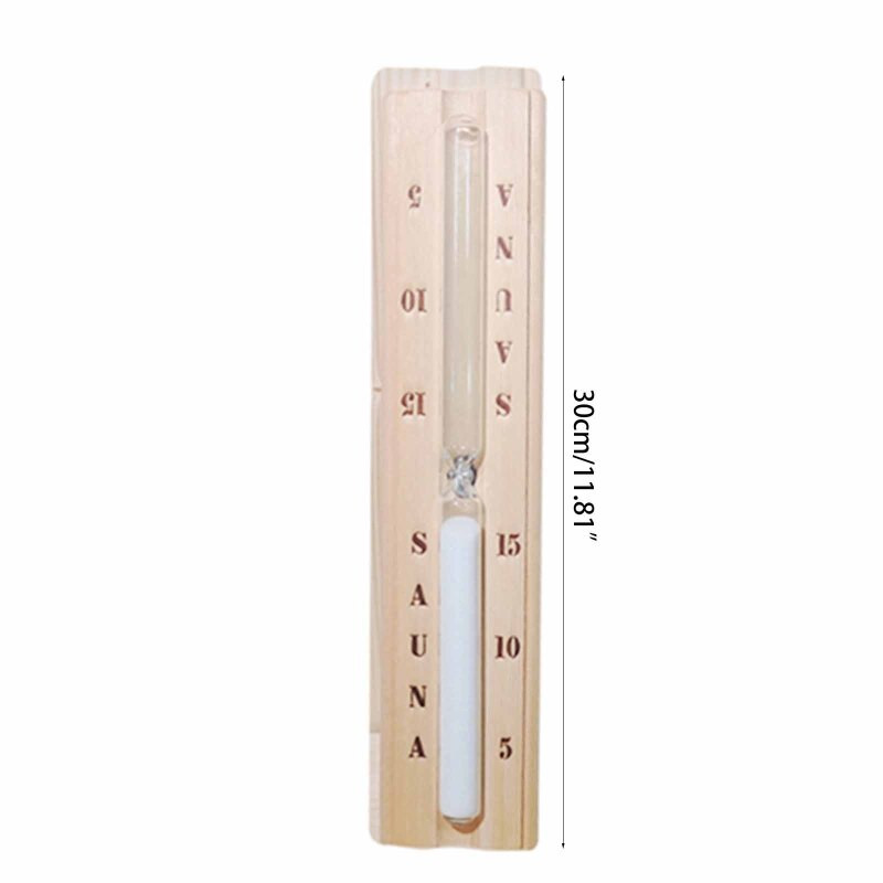 15 perces szauna homokóra, szauna homokóra falra szerelhető homokóra üveg robusztus hőálló üveggel szauna gőzölőkhöz Sh