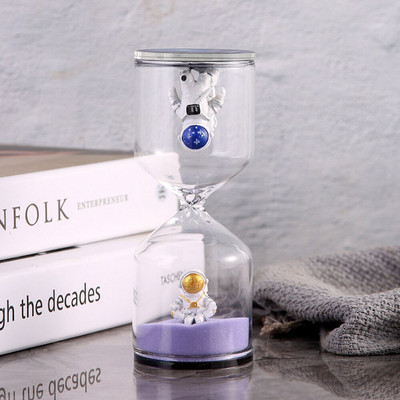 Astronautas smėlio laikrodis smėlio laikrodis maisto gaminimui Valyti dantis 30 minučių smėlio laikmatis, streso mažinimas vaikams, gimtadienio dovana 5 min.