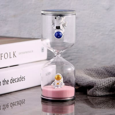 Astronautas smėlio laikrodis smėlio laikrodis maisto gaminimui Valyti dantis 30 minučių smėlio laikmatis, streso mažinimas vaikams, gimtadienio dovana 5 min.