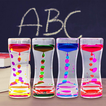 Liquid Motion Bubbler Timer για παιδιά και ενήλικες Κλεψύδρα Liquid Bubbler Timer για Sensory Play Fidget Toy Stress Management