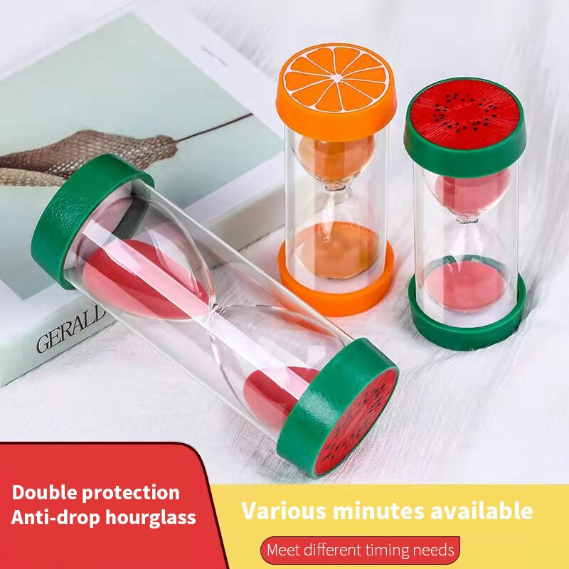 Set clepsidra cu fructe Cronometru 3/5/15/20/30/45/60 min Moda nordică Accesorii pentru decorarea casei Ornamente pentru copii Cadouri creative