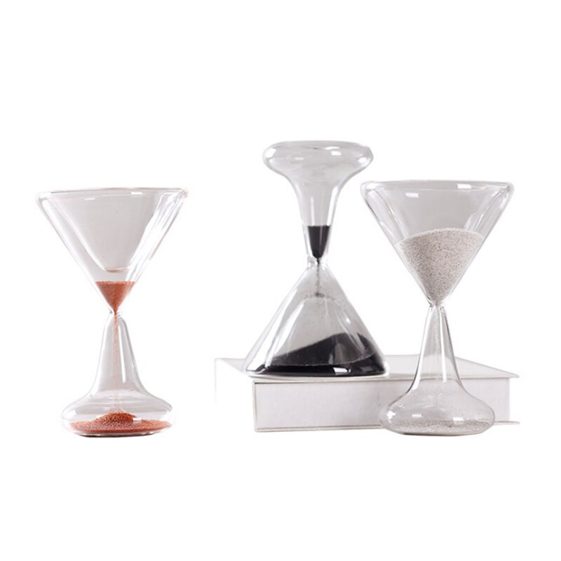 Ceas creativ din sticlă, nisip, design, formă de sticlă de vin, clepsidra frumoasă, temporizator de 1 minut, Clessidra, decor birou, ornamente pentru sufragerie