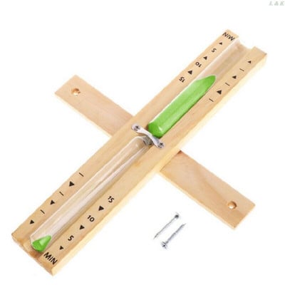 Sauna din lemn Clepsidra Montata pe perete Rotativa 15 minute Cronometru din sticlă de nisip