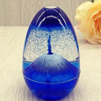 Κίνηση Υγρό Κλεψύδρα Creative Volcano Oil Sandglass Διακόσμηση σπιτιού Χειροτεχνία Γυάλινα Στολίδια Χρονοδιακόπτης άμμου Χριστουγεννιάτικα δώρα Αγίου Βαλεντίνου