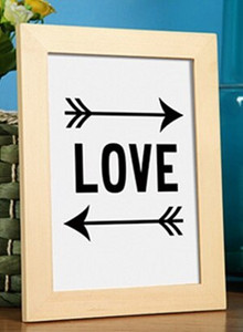 Tömör fából készült képkeret képekhez Fali dekoráció A4 A3 méret Fekete fehér Rózsaszín Piros Kék Barna keret Gyári közvetlen szállítás