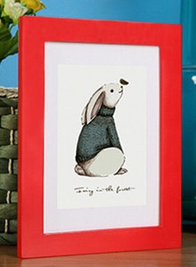 Tömör fából készült képkeret képekhez Fali dekoráció A4 A3 méret Fekete fehér Rózsaszín Piros Kék Barna keret Gyári közvetlen szállítás