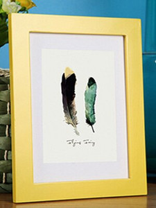 Tömör fából készült képkeret képekhez Fali dekoráció A4 A3 méret Fekete fehér Rózsaszín Piros Kék Barna keret Gyári közvetlen szállítás