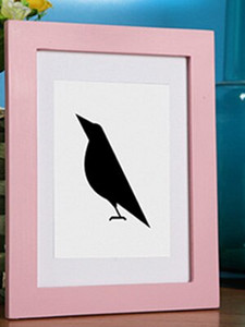 Tömör fából készült képkeret képekhez Fali dekoráció A4 A3 méret Fekete fehér Rózsaszín Piros Kék Barna keret Gyári közvetlen szállítás