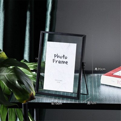 Nordijska zlatna crna metalna slika Okvir za postere za slike DIY zidni okvir za foto kocke Poster Kreativni obiteljski ukrasni okvir