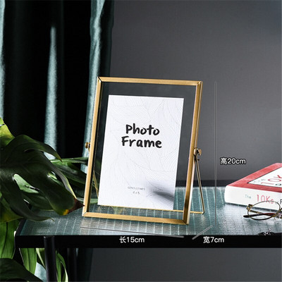 Nordijska zlatna crna metalna slika Okvir za postere za slike DIY zidni okvir za foto kocke Poster Kreativni obiteljski ukrasni okvir