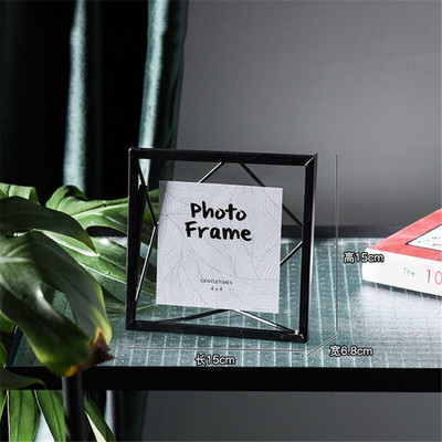 Nordijska zlatna crna metalna slika Okvir za postere za slike DIY zidni okvir za foto kocke Poster Kreativni obiteljski ukrasni okvir