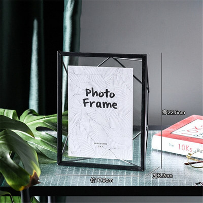 Nordijska zlatna crna metalna slika Okvir za postere za slike DIY zidni okvir za foto kocke Poster Kreativni obiteljski ukrasni okvir