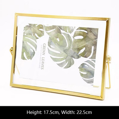 Nordijska zlatna crna metalna slika Okvir za postere za slike DIY zidni okvir za foto kocke Poster Kreativni obiteljski ukrasni okvir