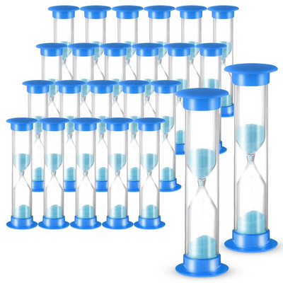 New-24 Pcs 2 Minute Sand Timer for Kids 2 Minute Timer Kids Timer Κλεψύδρα με ακρυλικό κάλυμμα Ρολόι κλεψύδρας