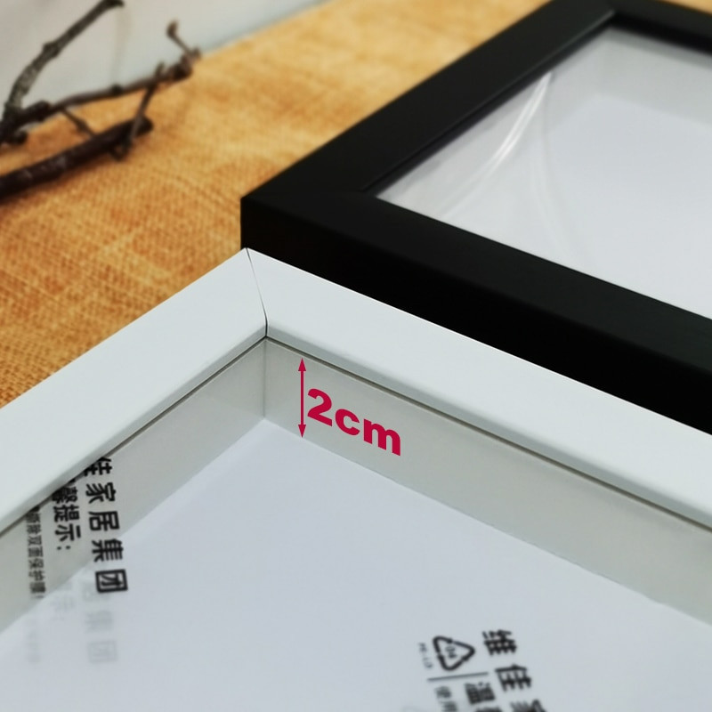 Ramă foto pentru specimen nordic DIY Adâncime internă 2 cm pentru afișarea lucrărilor tridimensionale Ramă foto Decor