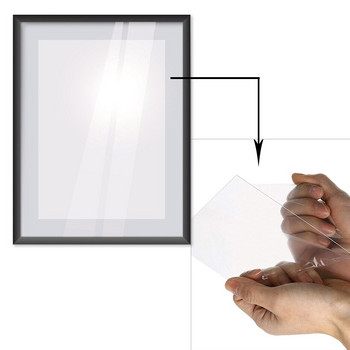 Алуминиева рамка за снимки Класическа рамка за сертификат за окачване на стена с пластмасово стъкло Метална рамка за снимки за снимки Рамка за плакат