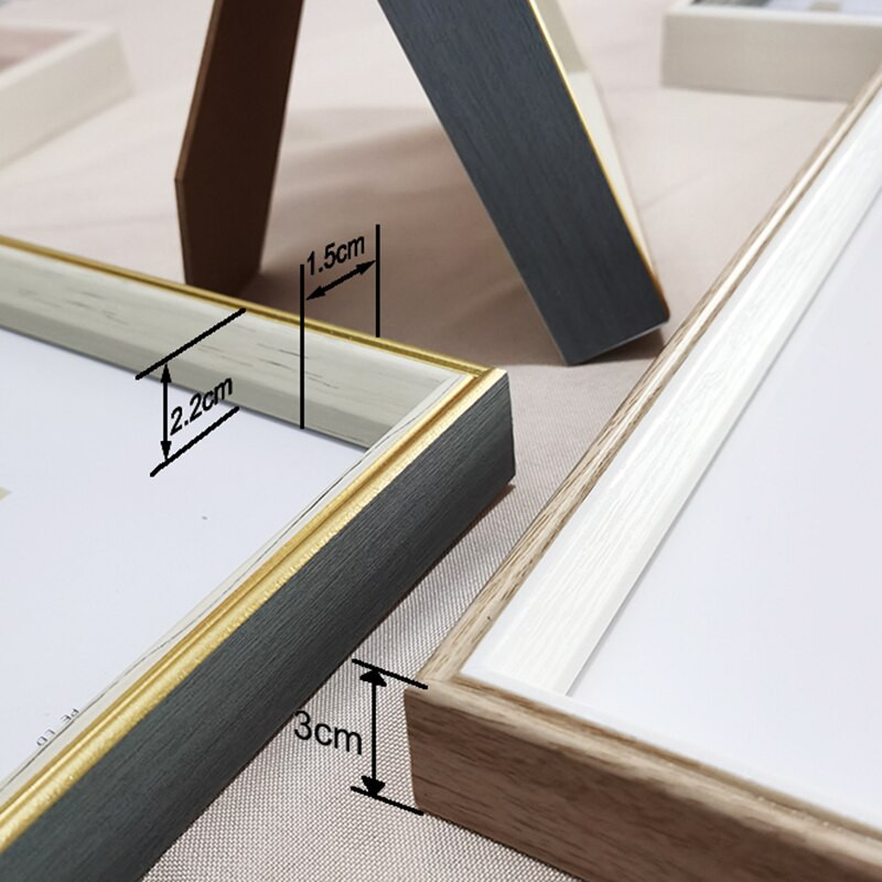 Nordic Simple képkeret plexiüveggel 9x13 13x18 cm képkeretek képekhez falra akasztható kis fotókeret