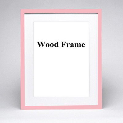 Okvir za fotografije A4 A3 Drveni okvir za slike na platnu Okvir za slike Crno-bijeli okvir za fotografije u boji drva s prostirkama za montažu na zid