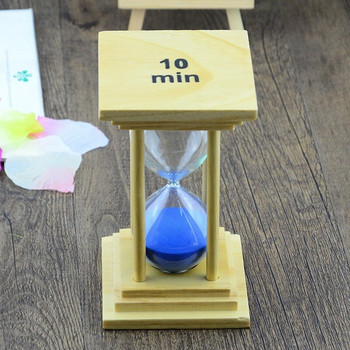 Δέκα λεπτά με ξύλινη βάση μπουτίκ ημερολόγιο χρονόμετρο δημιουργική εκμάθηση αντίστροφη μέτρηση διακόσμηση επιφάνειας εργασίας