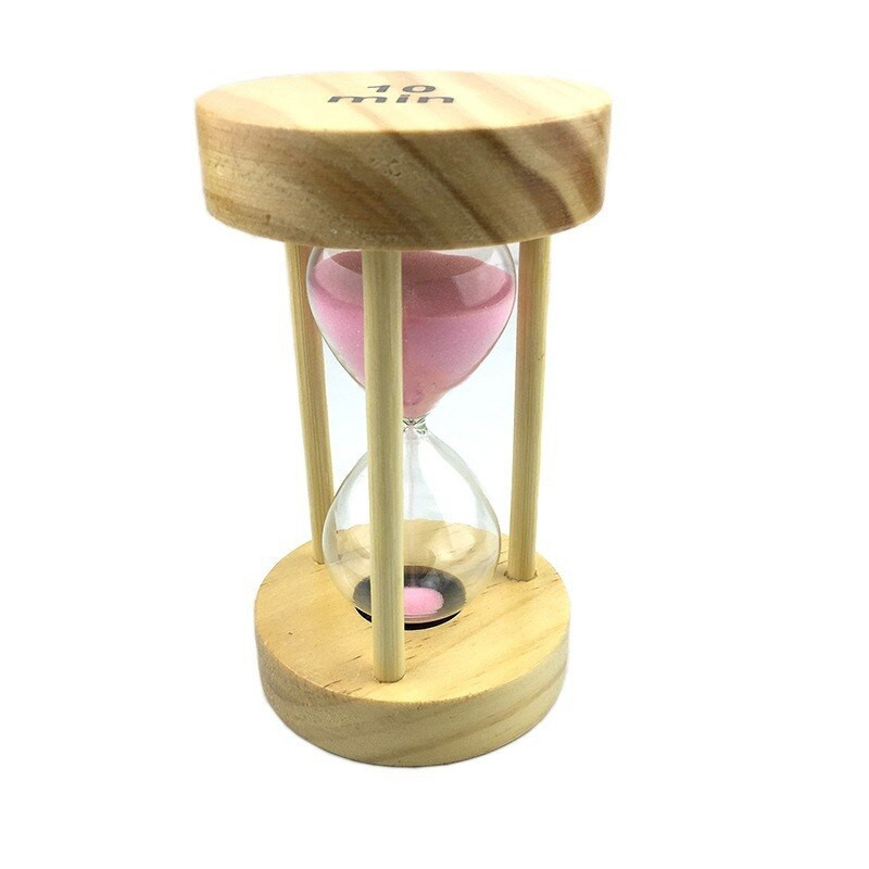 Zece minute de timp bază din lemn clepsidra butic cronometru de învățare creativă numărătoare inversă decorare desktop