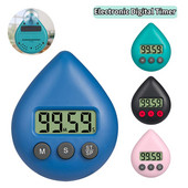 Cronometru digital nou electronic, bucătărie, gătit, duș, studiu, cronometru, ceas cu alarmă, gătit, rezistent la apă, economisire de energie, temporizator digital