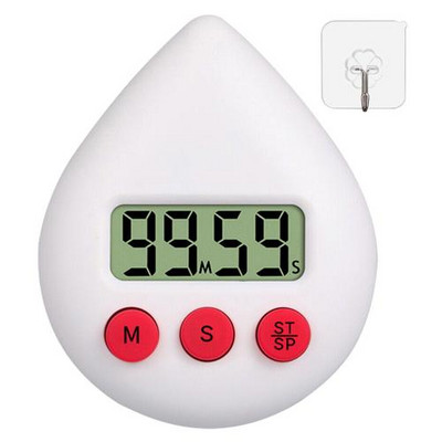 Cronometru digital nou electronic, bucătărie, gătit, duș, studiu, cronometru, ceas cu alarmă, gătit, rezistent la apă, economisire de energie, temporizator digital