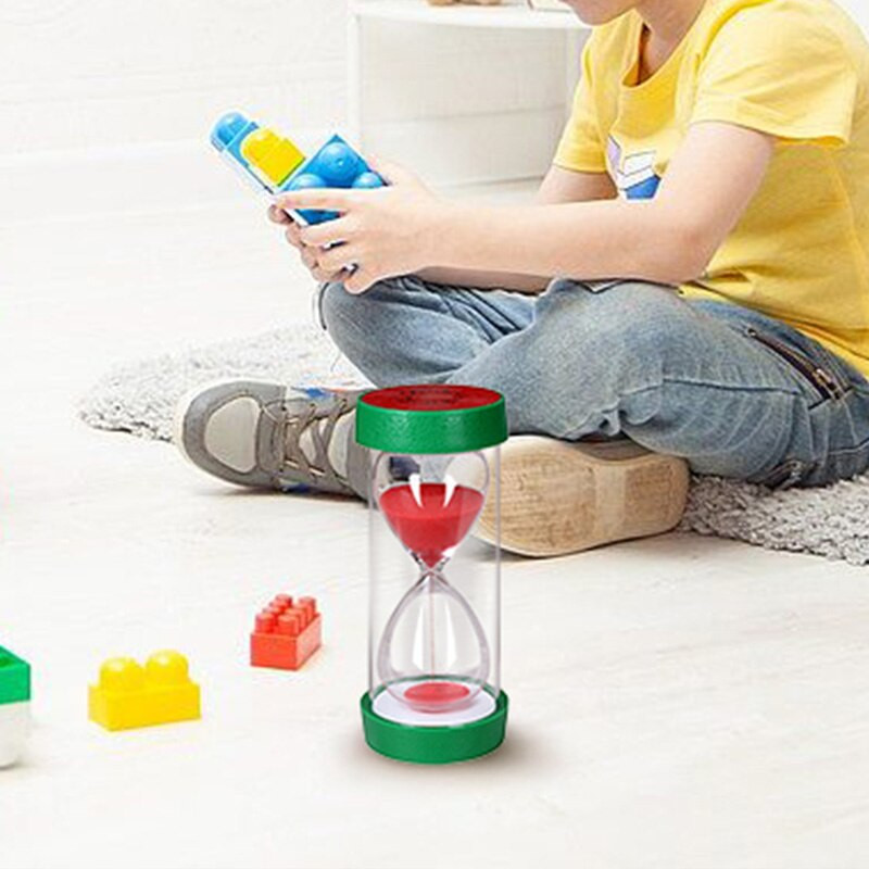 Clepsidra 15/30/45/60 Ceas Cronometru Fructe Ornamente de birou din sticlă de nisip Decor pentru casa Cadou pentru copii Minute Ceas de nisip