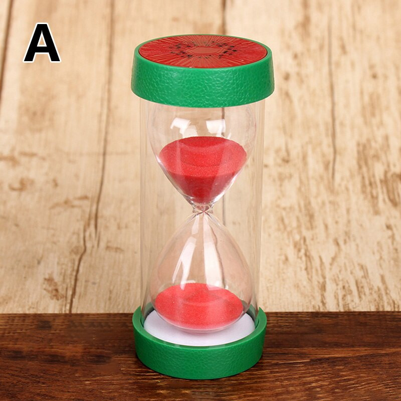 Clepsidra 15/30/45/60 Ceas Cronometru Fructe Ornamente de birou din sticlă de nisip Decor pentru casa Cadou pentru copii Minute Ceas de nisip