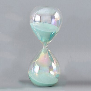 Clepsidra super frumoasă, colorată, 30 de minute, cronometru de nisip, ornamente de birou, decorațiuni, cadou creativ de aniversare pentru fete