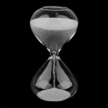 2τμχ 3 λεπτά Κλεψύδρα Ρολόι Διακόσμηση με άμμο Χρονοδιακόπτης Ρολόι Μαγνητικός χειροτεχνίας για το γραφείο στο σπίτι - Χρυσό & Ασήμι