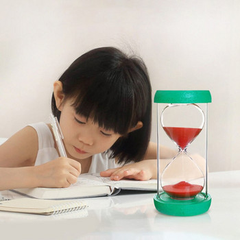 Νέο δημιουργικό ρολόι κλεψύδρας με άμμο Ρολόι χρονοδιακόπτη φρούτων 5/10/15/30/mins Sandglass στολίδια γραφείου Διακόσμηση σπιτιού Δώρο για παιδιά