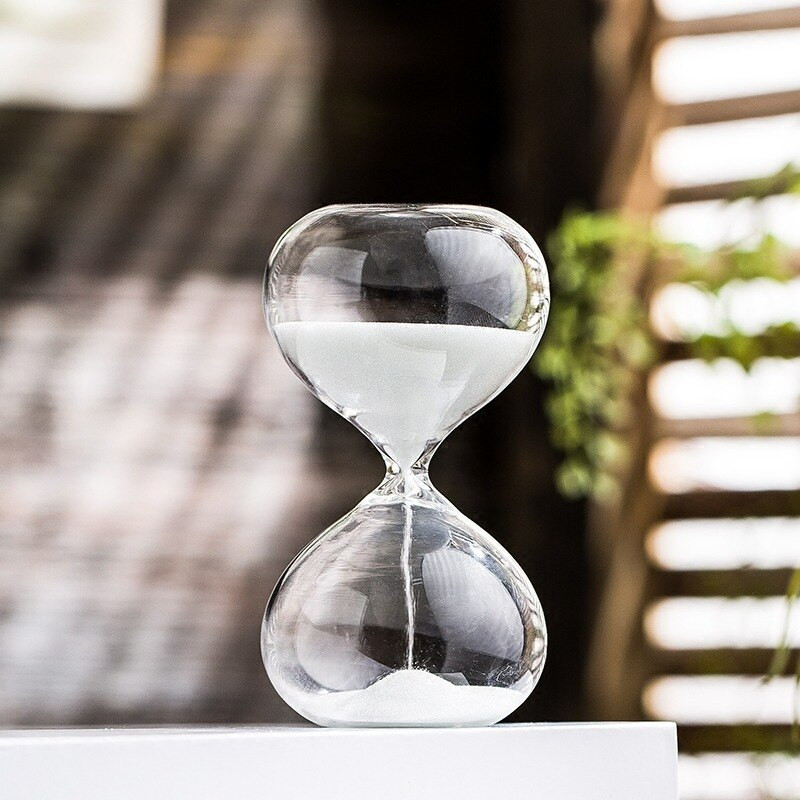 Smėlio laikrodis 30 minučių Rankų darbo smėlio laikrodis Smėlio laikmatis Stalo priedai Šiaurės šalių studijos Minkštas dekoravimas Namų papuošalai Smėlio menas Dovana