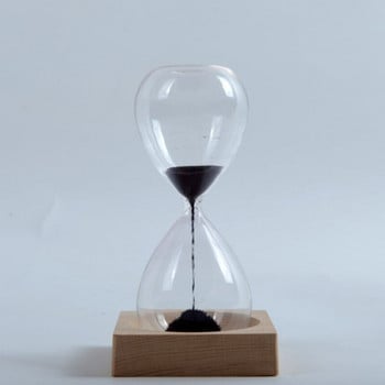 Κλεψύδρα Sand Timer Magnetic Creative Sand Ρολόι Γυάλινη διακόσμηση Κλεψύδρα Διακόσμηση σπιτιού Παιδικό χρονόμετρο Hour Glass Αξεσουάρ σπιτιού