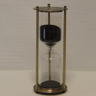 1917 clepsidra retro europeana 30 min ceas de nisip metalic vintage nunta clepsidra de casa decor