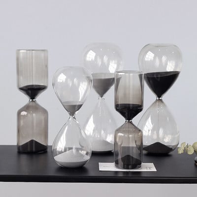 Κλεψύδρα Sand Timers, Modern Sand Timer Clock Sand Watch 15/30 Min Glass Timer Decors Home Office