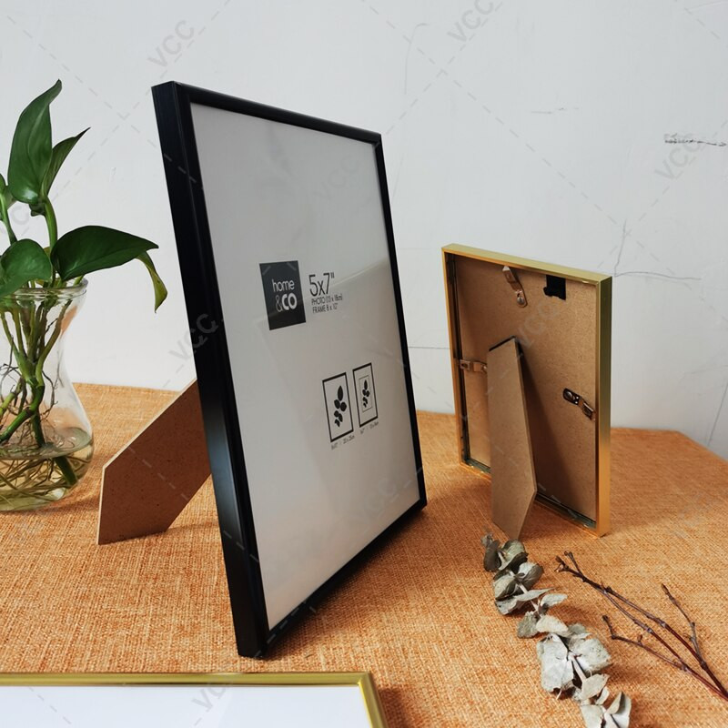 Ramă Foto Aluminiu Pentru Agățat Perete Cu Ramă Fotografie Metalică Plexiglass Pentru Poze Rama Poster Ramă Certificat Clasic