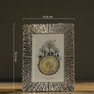 6/7 colių prabangus metalinis amerikietiško stiliaus šiaurietiškas modernus paprastas paveikslų rėmelis vestuvių dovana